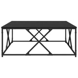 Tavolino da salotto Rovere Nero 100 x 100 x 40 cm