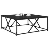 Tavolino da salotto Rovere Nero 100 x 100 x 40 cm