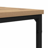 Tavolino da salotto Rovere artigianale 70 x 70 x 30 cm