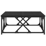 Tavolino da salotto Rovere Nero 70 x 70 x 30 cm