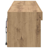 Set mobile TV con LED 2 pcs Rovere artigianale 60 x 30 x 30 cm