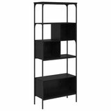 Libreria Rovere Nero 76 x 33 x 188,5 cm Legno truciolato