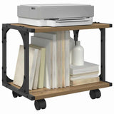 Supporto per Stampante Rovere artigianale 41 x 28 x 33.5 cm