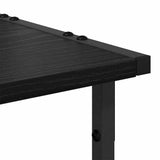 Supporto per Stampante Rovere Nero 41 x 28 x 33.5 cm