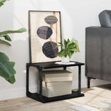 Supporto per Stampante Rovere Nero 41 x 28 x 33.5 cm