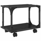 Supporto per Stampante Rovere Nero 41 x 28 x 33.5 cm
