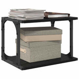 Supporto per Stampante Rovere Nero 41 x 28 x 33.5 cm