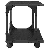 Supporto per Stampante Rovere Nero 41 x 28 x 33.5 cm