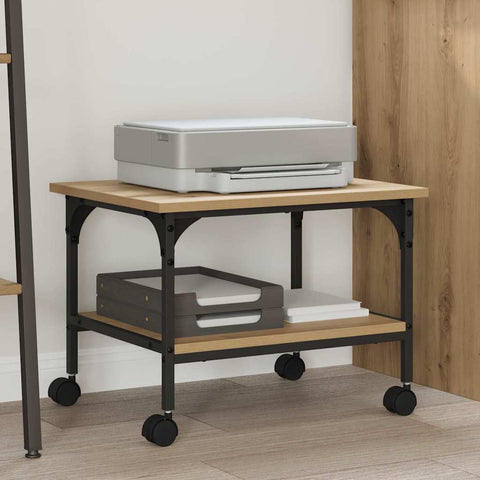 Supporto per Stampante Rovere artigianale 50 x 40 x 38 cm