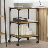 Supporto per Stampante Rovere artigianale 50 x 41 x 75 cm