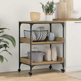 Carrello da Cucina Rovere artigianale 60 x 41 x 80.5 cm