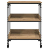 Carrello da Cucina Rovere artigianale 60 x 41 x 80.5 cm