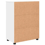 Mobile da Bagno con archiviazione Bianco 60 x 35 x 80 cm
