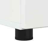 Mobile da Bagno con archiviazione Bianco Lucido 60 x 35 x 80 cm