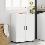 Mobile da Bagno con archiviazione Bianco Lucido 60 x 35 x 80 cm