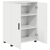 Mobile da Bagno con archiviazione Bianco Lucido 60 x 35 x 80 cm