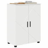 Mobile da Bagno con archiviazione Bianco Lucido 60 x 35 x 80 cm