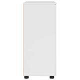 Mobile da Bagno con archiviazione Bianco Lucido 60 x 35 x 80 cm
