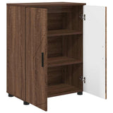 Mobile da Bagno con porta Rovere Marrone 60 x 35 x 80 cm