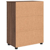 Mobile da Bagno con porta Rovere Marrone 60 x 35 x 80 cm