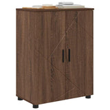Mobile da Bagno con porta Rovere Marrone 60 x 35 x 80 cm