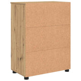 Mobile da Bagno con porta Rovere artigianale 60 x 35 x 80 cm