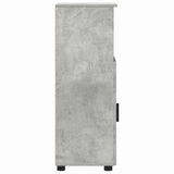 Mobile da Bagno con porta Grigio cemento 30 x 35 x 95 cm