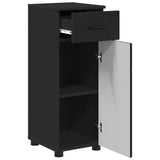 Mobile da Bagno con cassetto con porta Nero 30 x 35 x 80 cm
