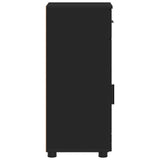 Mobile da Bagno con cassetto con porta Nero 30 x 35 x 80 cm