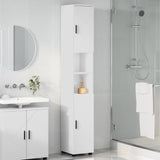 Mobile da Bagno con archiviazione Bianco 30 x 35 x 192 cm