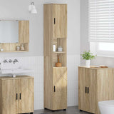 Mobile da Bagno con porta Rovere Sonoma 30 x 35 x 192 cm
