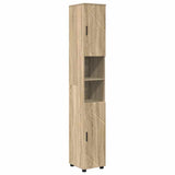 Mobile da Bagno con porta Rovere Sonoma 30 x 35 x 192 cm