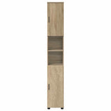Mobile da Bagno con porta Rovere Sonoma 30 x 35 x 192 cm
