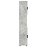 Mobile da Bagno con porta Grigio cemento 30 x 35 x 192 cm