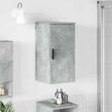 Mobile da Bagno con porta Grigio cemento 30 x 31,5 x 61 cm