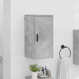 Mobile da Bagno con porta Grigio cemento 30 x 31,5 x 61 cm