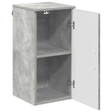 Mobile da Bagno con porta Grigio cemento 30 x 31,5 x 61 cm
