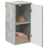 Mobile da Bagno con porta Grigio cemento 30 x 31,5 x 61 cm