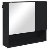 Mobiletto per specchio Nero 59 x 17 x 55 cm Legno truciolato