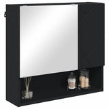Mobiletto per specchio Nero 59 x 17 x 55 cm Legno truciolato