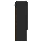 Mobiletto per specchio Nero 59 x 17 x 55 cm Legno truciolato