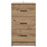 Armadio da Notte rovere artigianale 38 x 38 x 66 cm