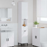 Mobile da Bagno con cassetto Bianco 31,5 x 33 x 190 cm