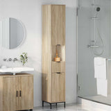 Mobile da Bagno con cassetto Rovere Sonoma 31,5 x 33 x 190 cm
