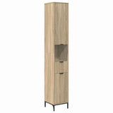 Mobile da Bagno con cassetto Rovere Sonoma 31,5 x 33 x 190 cm
