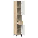 Mobile da Bagno con cassetto Rovere Sonoma 31,5 x 33 x 190 cm