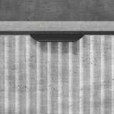 Mobile da Bagno con cassetto Grigio cemento 31,5 x 33 x 190 cm