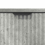 Armadio per Lavabo da Bagno Grigio cemento 60,5 x 33,5 x 61 cm
