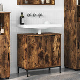Armadio per Lavabo da Bagno Rovere fumé 60,5 x 33,5 x 61 cm