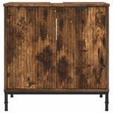 Armadio per Lavabo da Bagno Rovere fumé 60,5 x 33,5 x 61 cm